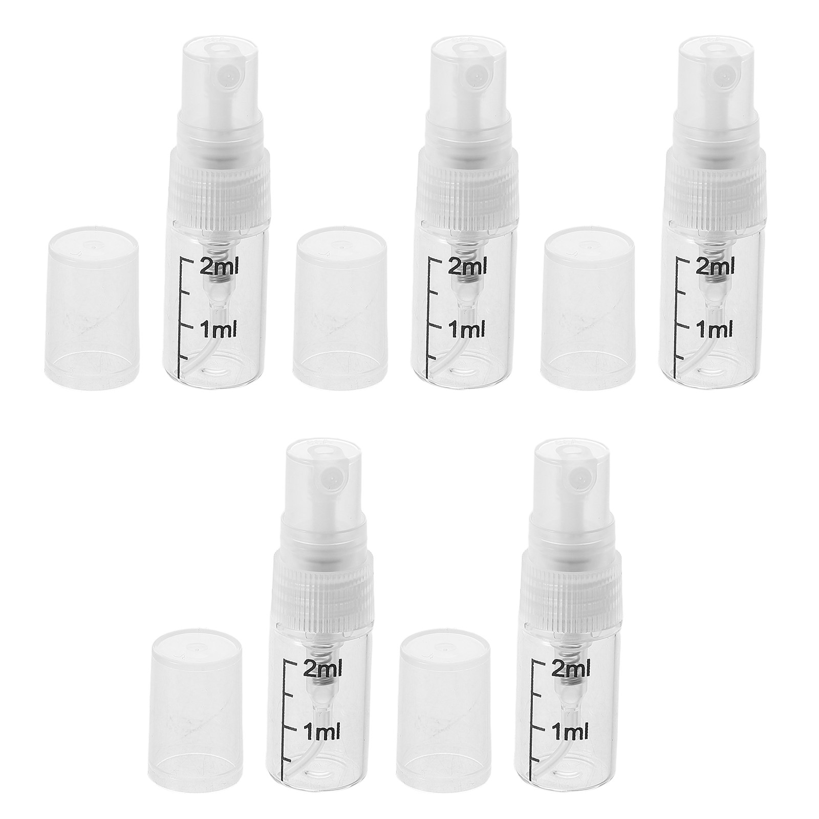 5Pcs Clear Glass Portable Spra - Misting Bottle Fine ulasan dan harga