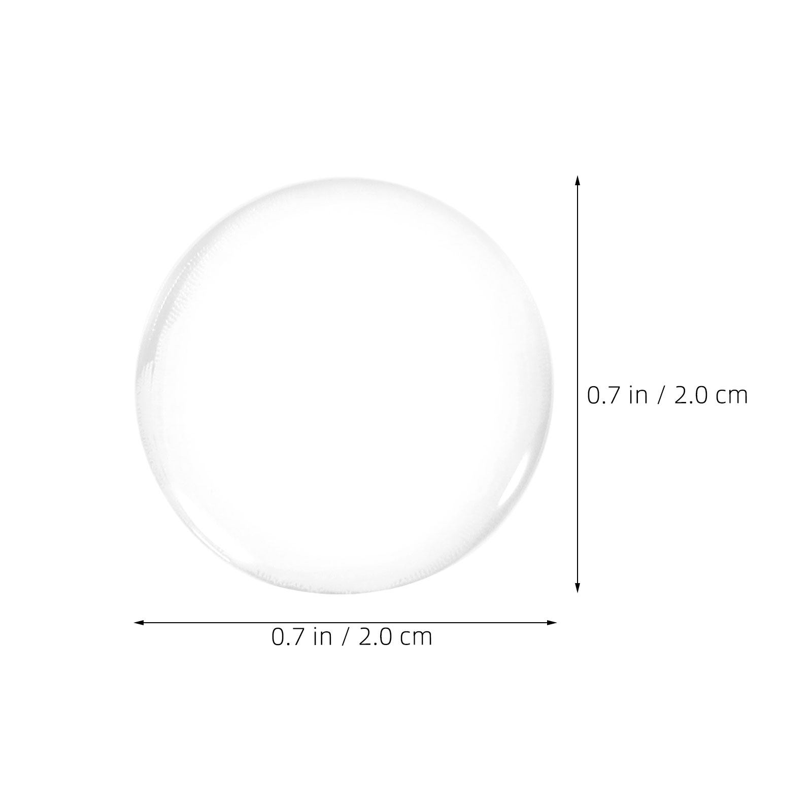 40Pcs Clear Round Epoxy Dome S - Plastic Dome Clear ulasan dan harga