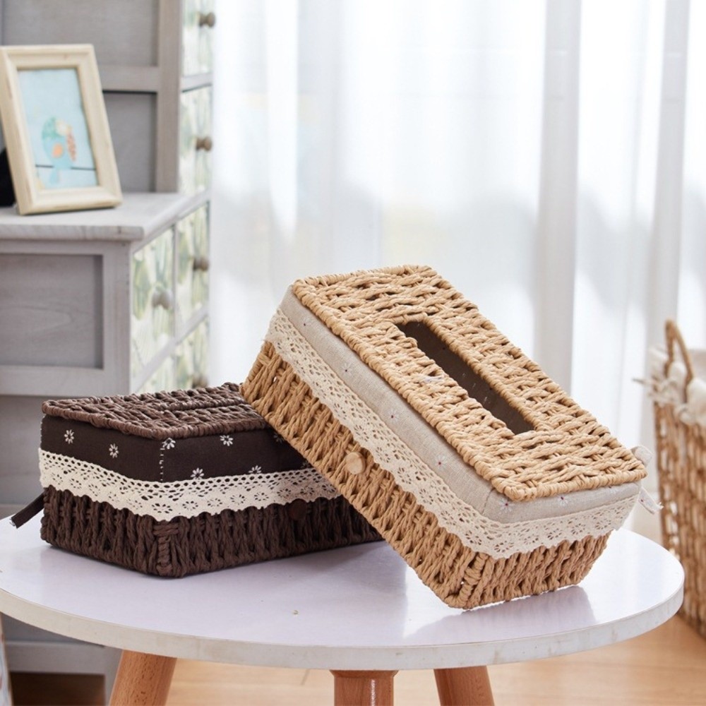 Creative Straw Knitting Basket - Agar Tissue Culture ulasan dan harga