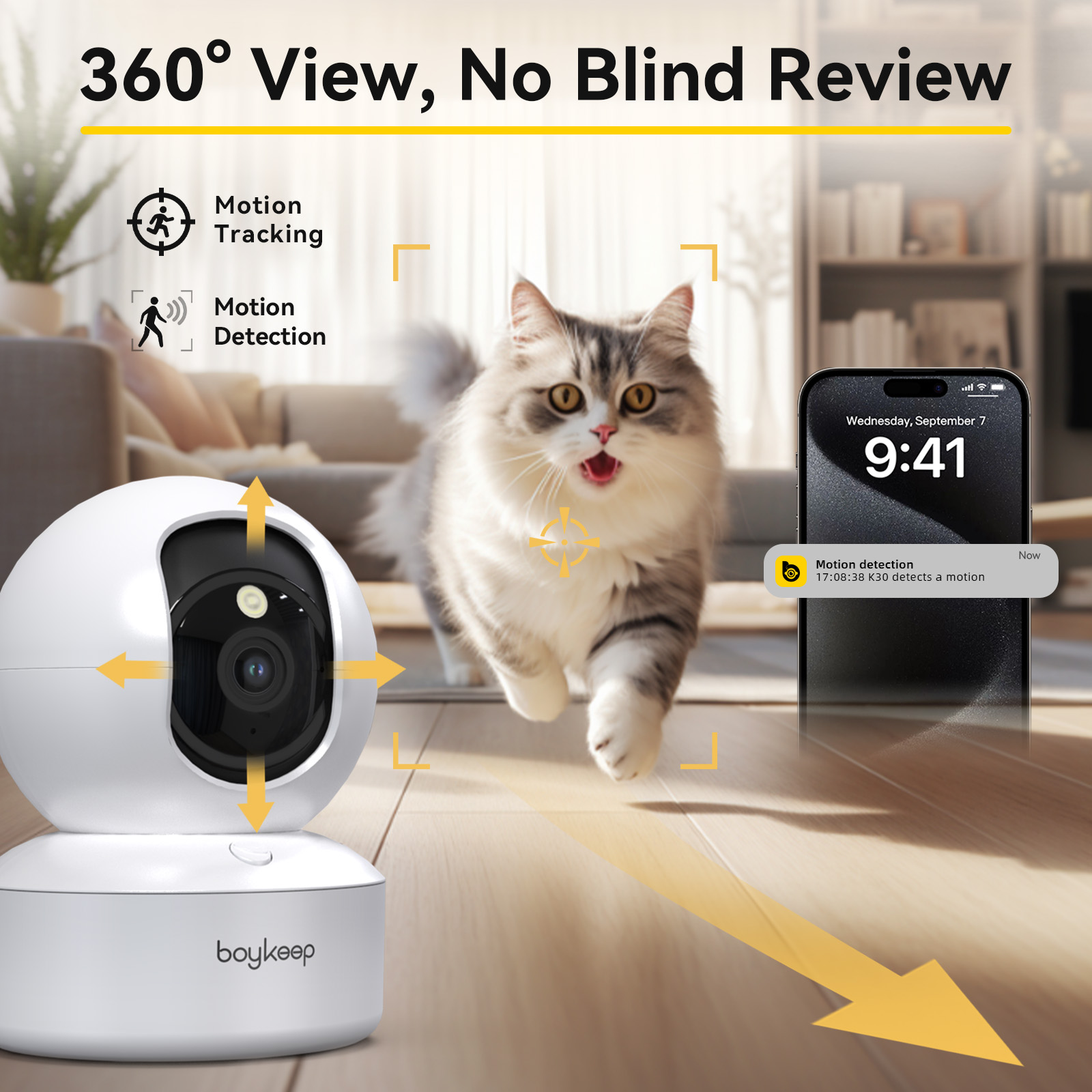 Boykeep 2K Pet Dog Camera with - Eufy Camera E220 ulasan dan harga