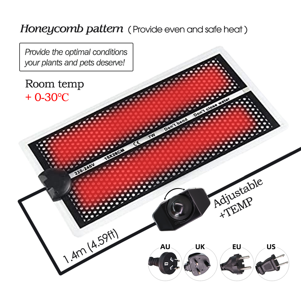 5-20W Garden Seedlings Heating - Heat Mat Seedling ulasan dan harga